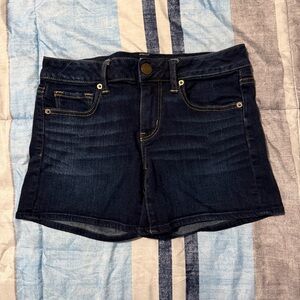 American Eagle Outfitters Dark Indigo Denim Shorts